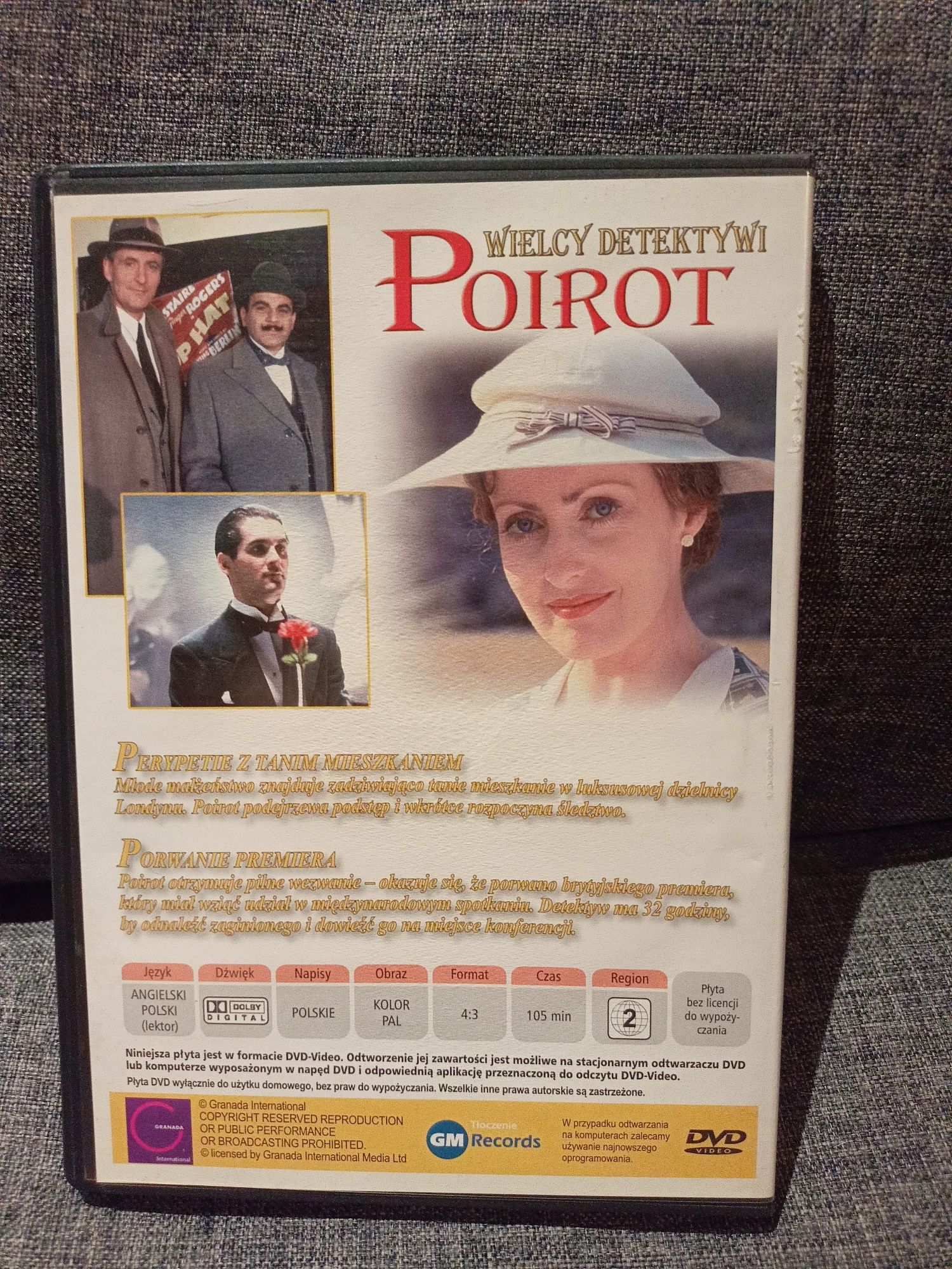 DVD Poirot 11. Perypetie z tanim mieszkaniem. Porwanie Premiera