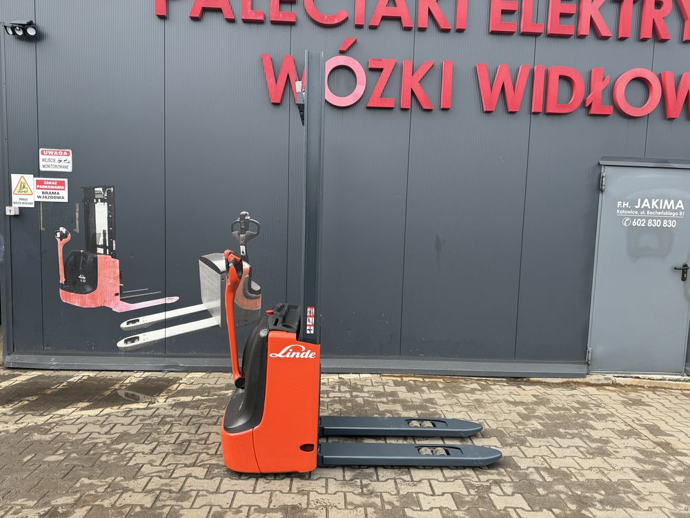 Paleciak elektryczny Linde 2018 r L 10 wózek 200 cm 1000 kg