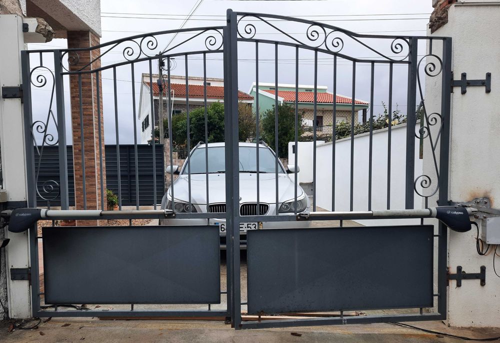 Portão em ferro largura 3 metros