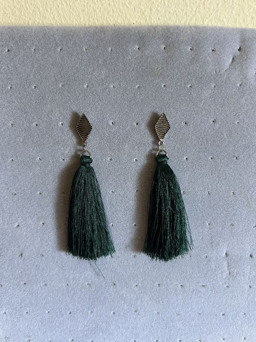 Brincos verdes senhora