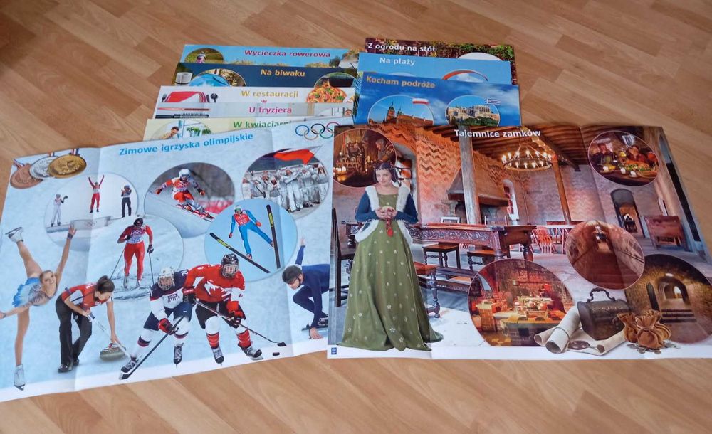 Plansze demonstracyjne "Kocham przedszkole" pomoce dydaktyczne