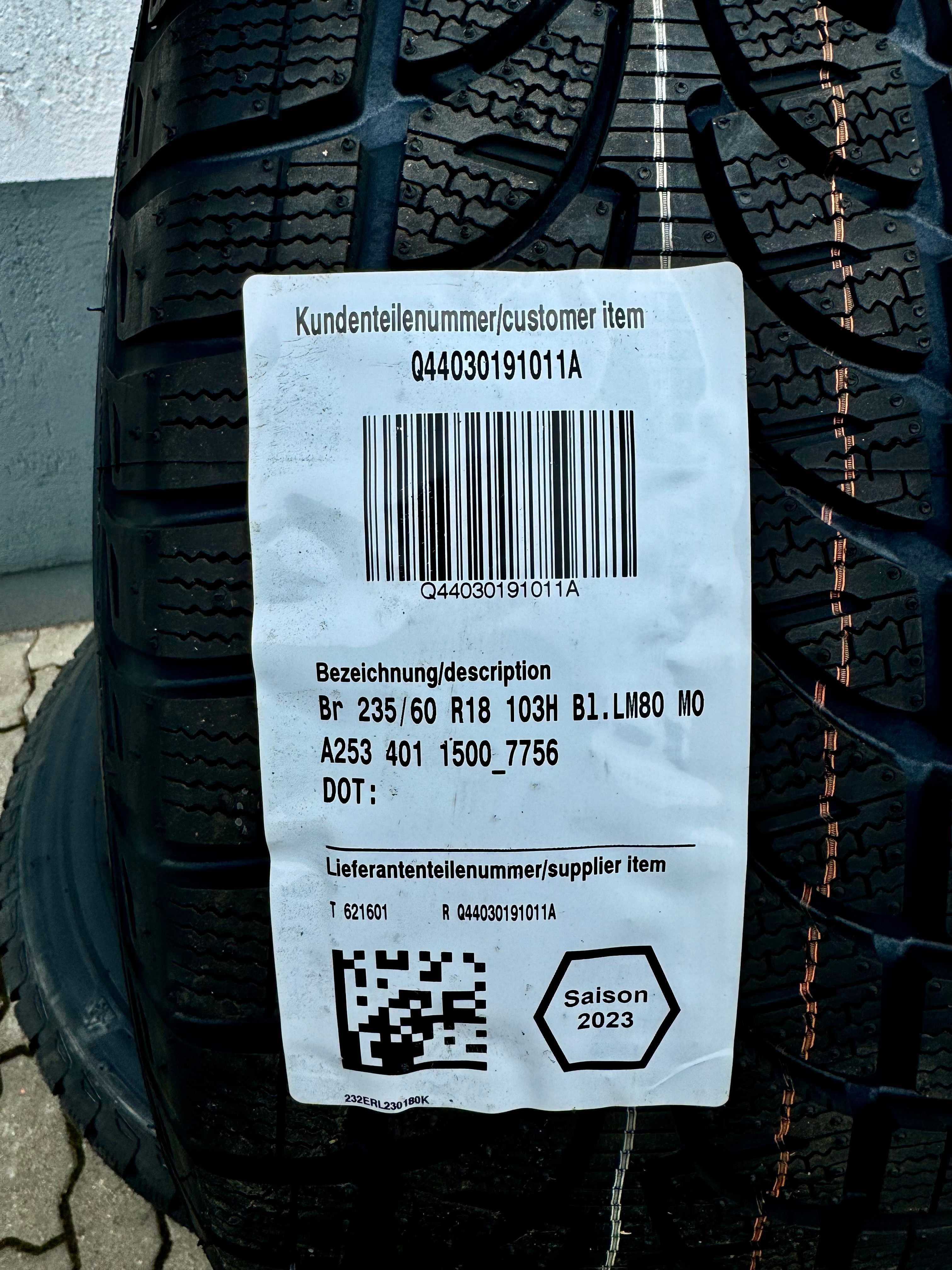 Alufelgi Mercedes GLC 253 Oryginalne 18 Zimowe FABRYCZNIE NOWE VAT 23%