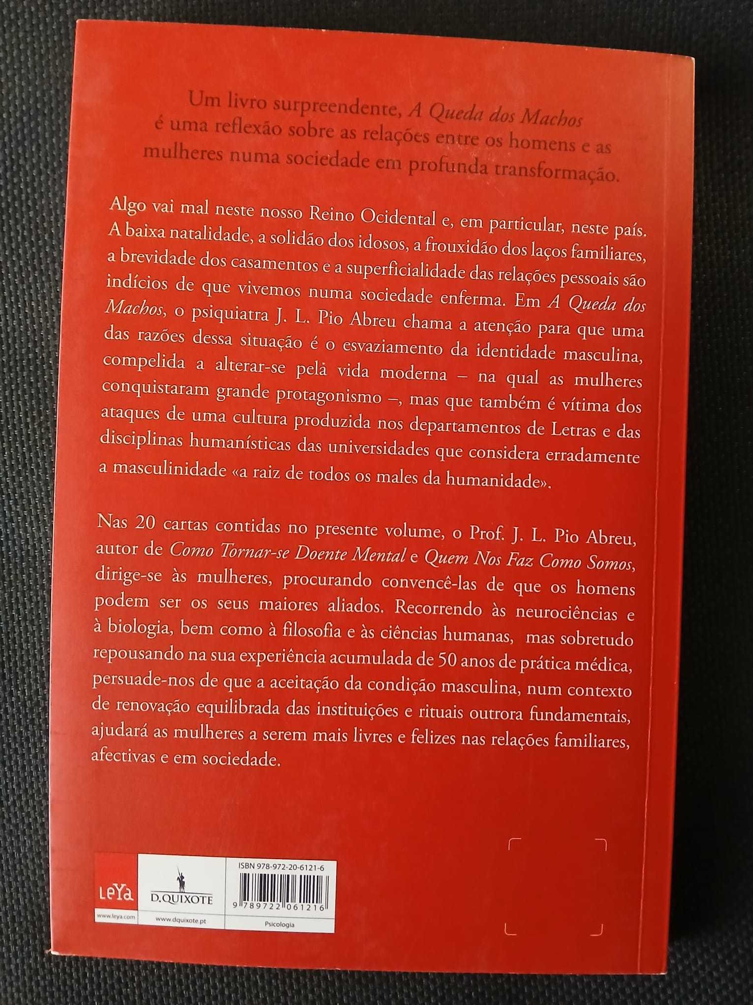 Livro A Queda dos Machos - J. L. Pio Abreu