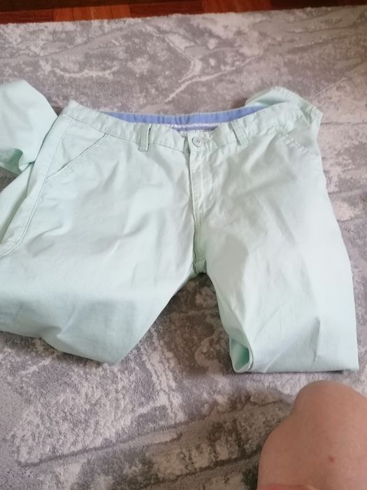 Calças de homem sarja