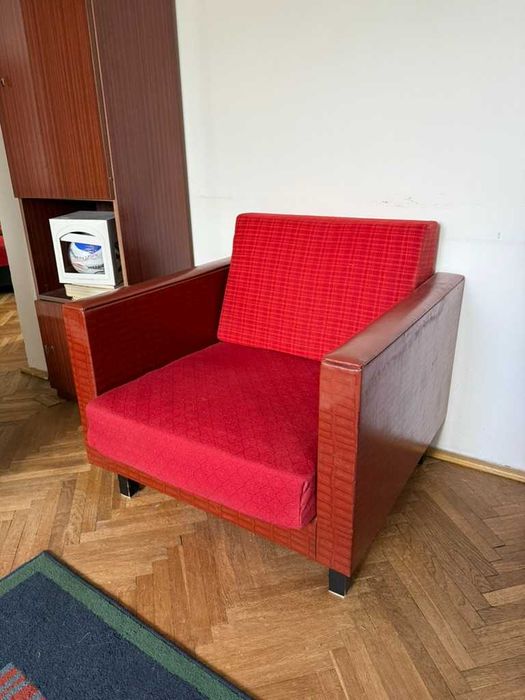 Fotele rozkładane PRL w stanie dobrym/bardzo dobrym