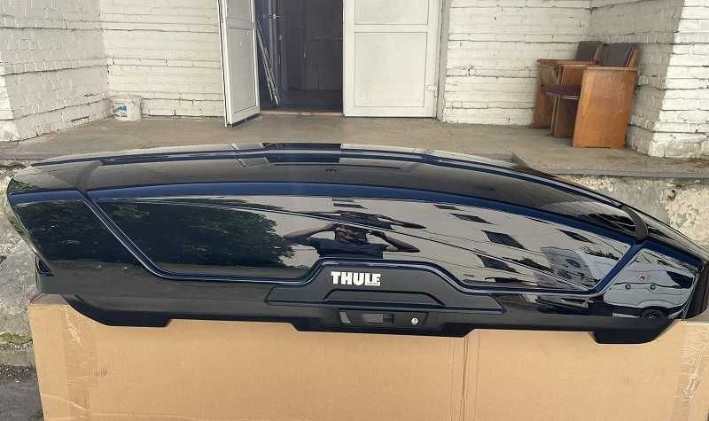 Автобокс на дах Thule Motion XT L чорний сірий глянець 195x89x44 450л