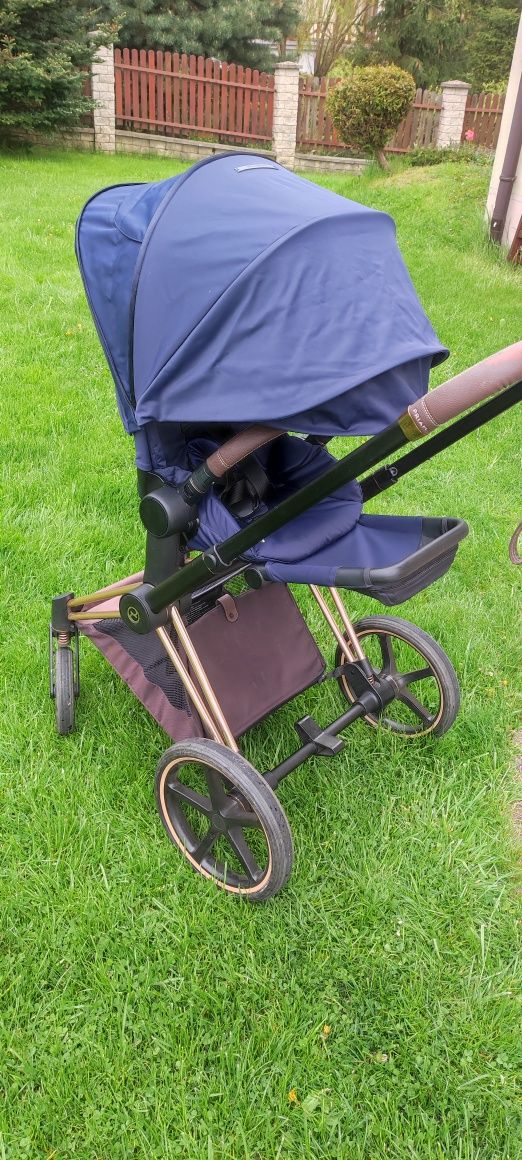 Wózek cybex priam 2.0 Rose Gold -Zestaw