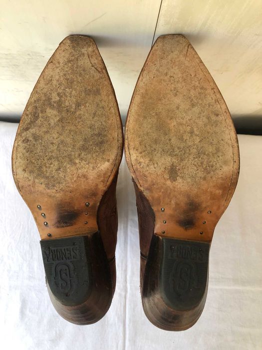 Кожаные ковбойские сапоги Sendra (Испания),женский размер