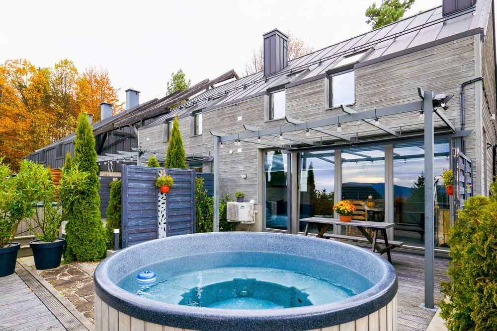 Ferie, Apartamenty w górach, Prywatna sauna jacuzzi balia