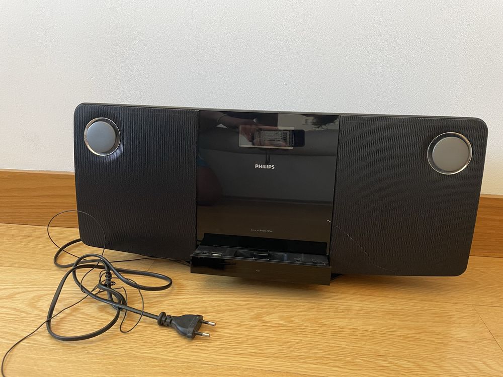 Radio com gira discos Philips