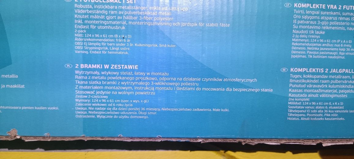 Bramki do piłki nożnej -nowe