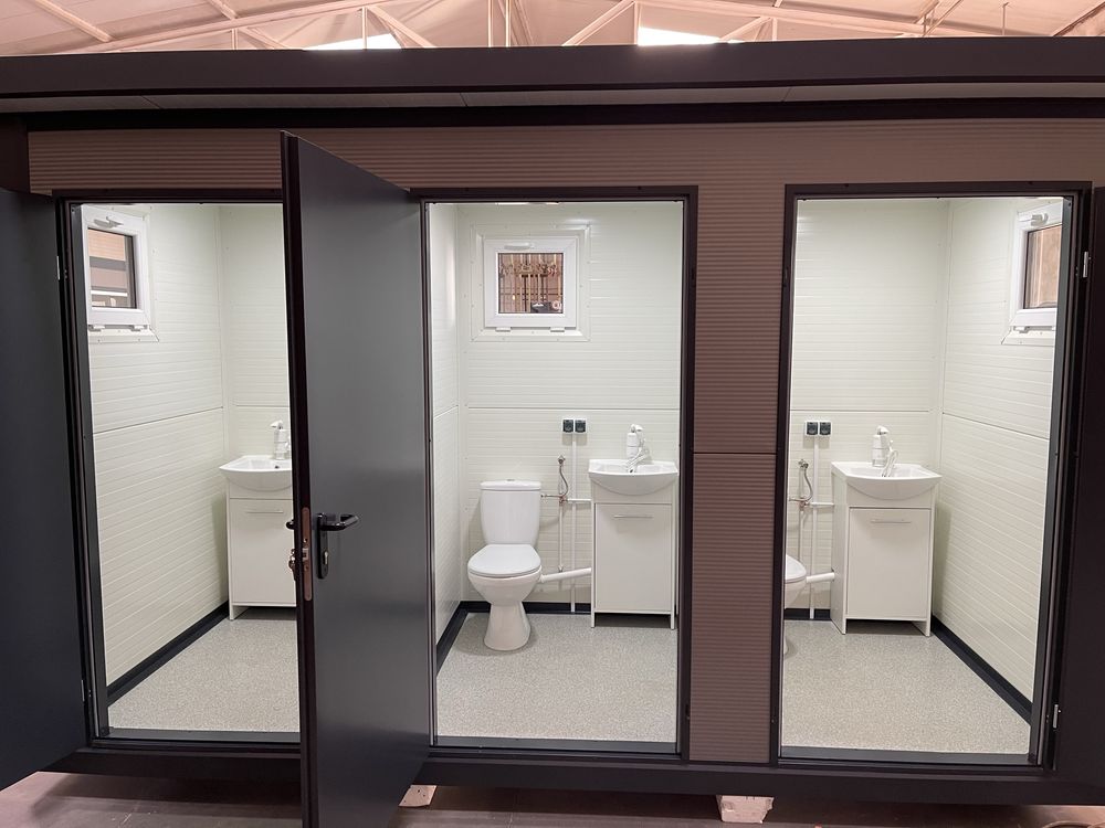 Kontener sanitarny WC pawilon socjalny