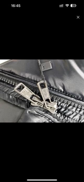 Пуховик moncler монклер чорний