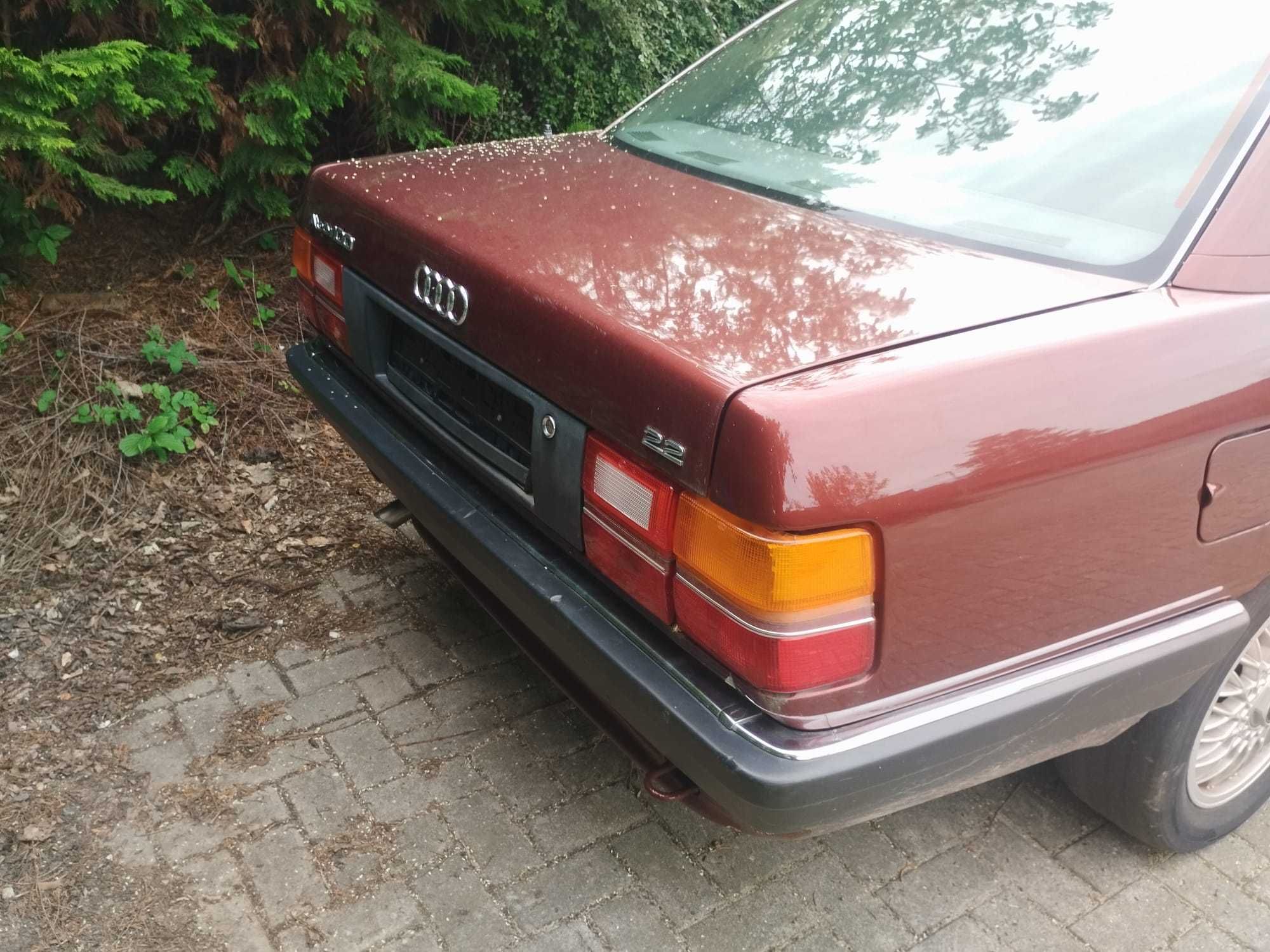 Audi 100 c 3 2,2 klimatronic 136 km stan kolekcjonerski imp. z Niemiec