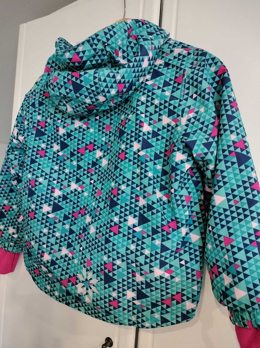 Kurtka narciarska zimowa dziewczęca r.110-116