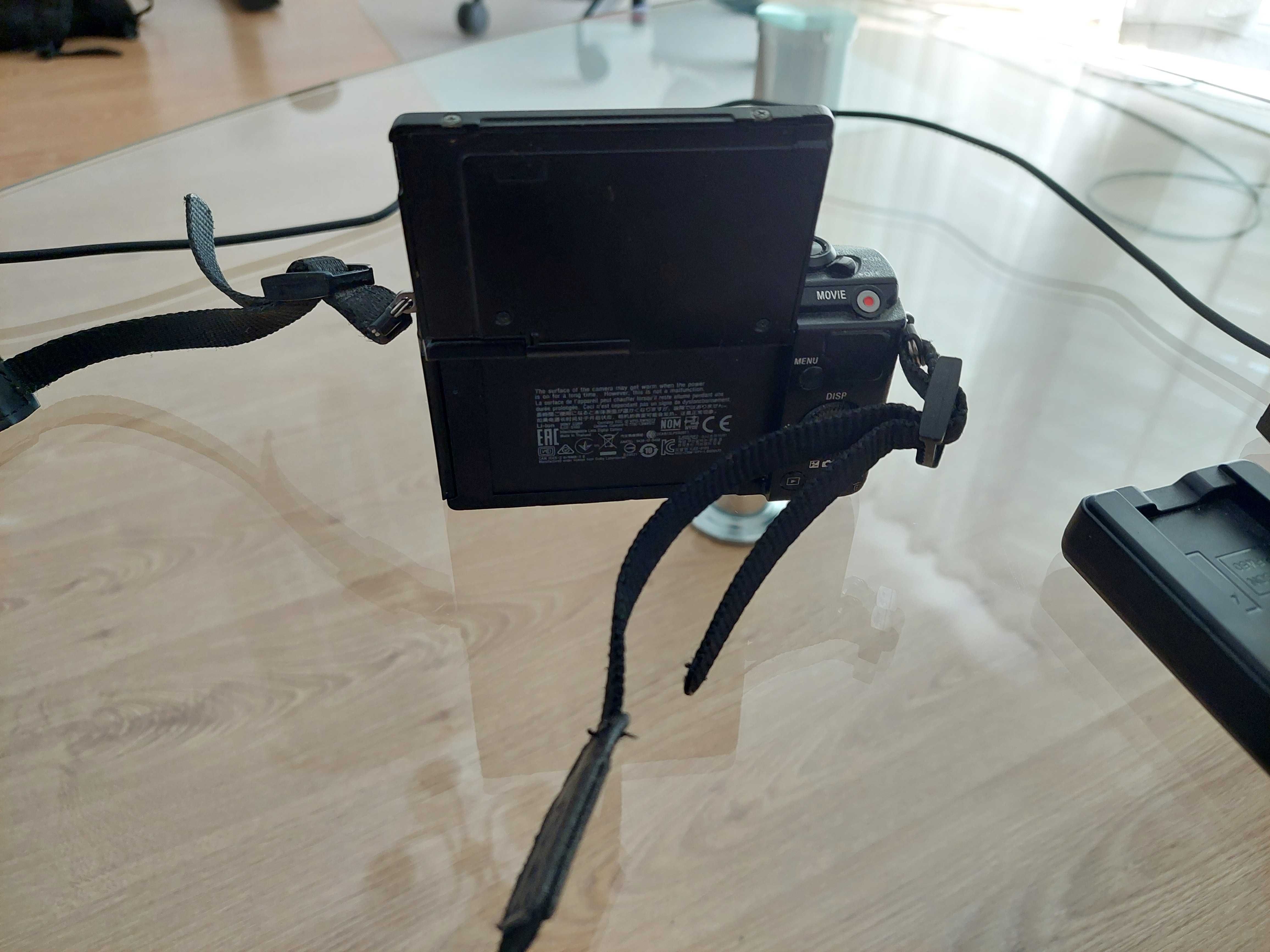 Sony a5100 obiektyw karta 8GB bateria ładowarka ślepa bateria