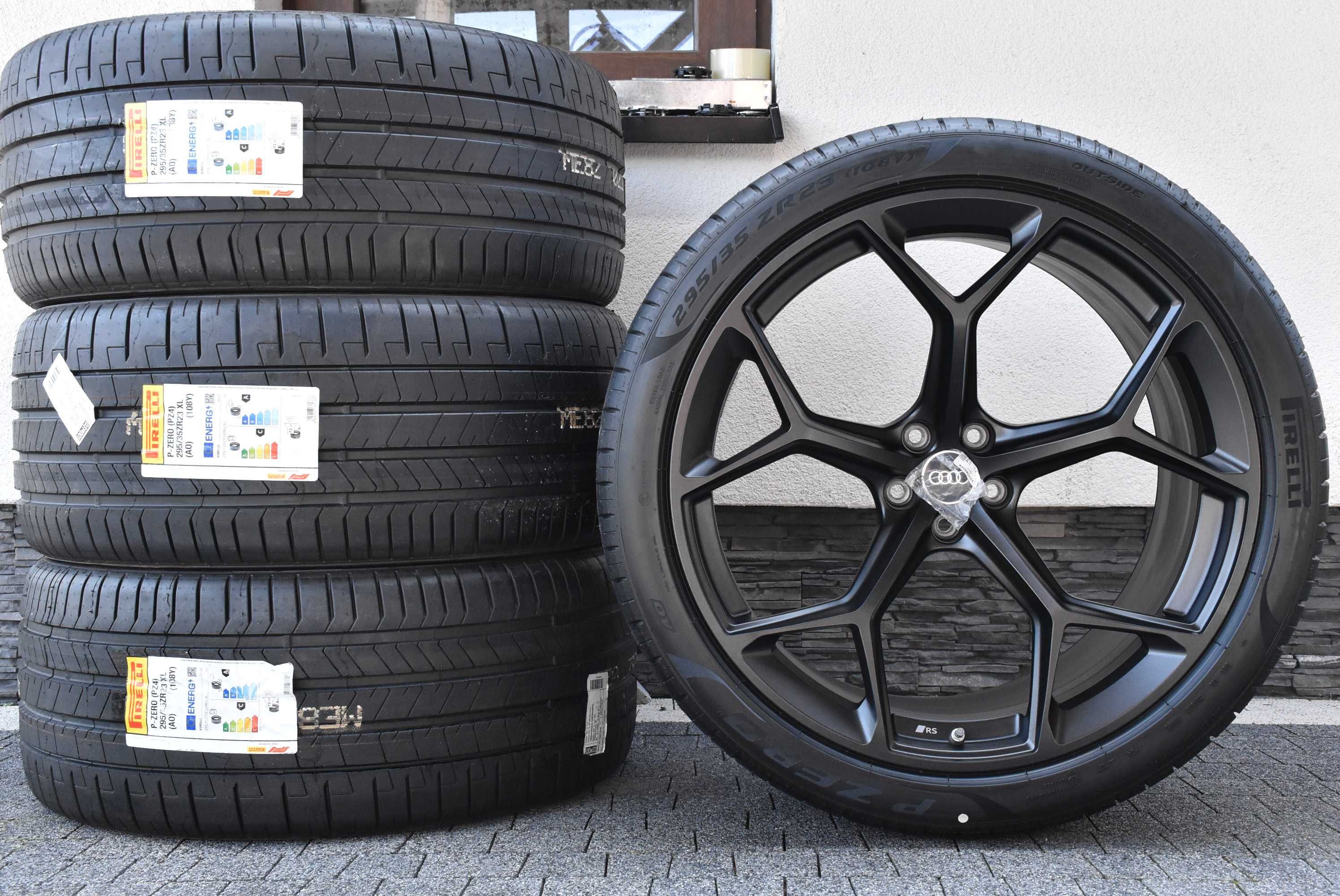 Nowe koła Audi RSQ8 4M8 Q8 SQ8 23" Performance NOWE OEM Pirelli AO 25r