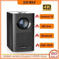 Новий. Проектор Hongtop S30MAX FullHD 1920х1080 Android 10 Black
