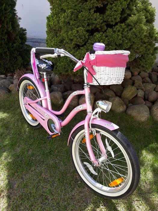 Rower miejski dla dziewczynki różowy electra hawaii 20 cali