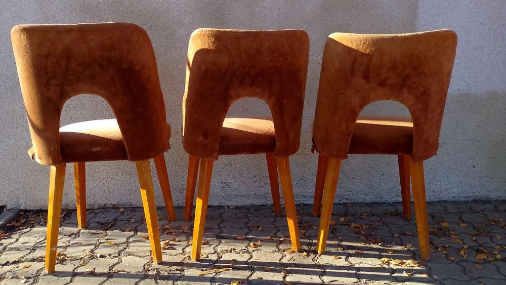 Krzesło tapicerowane PRL