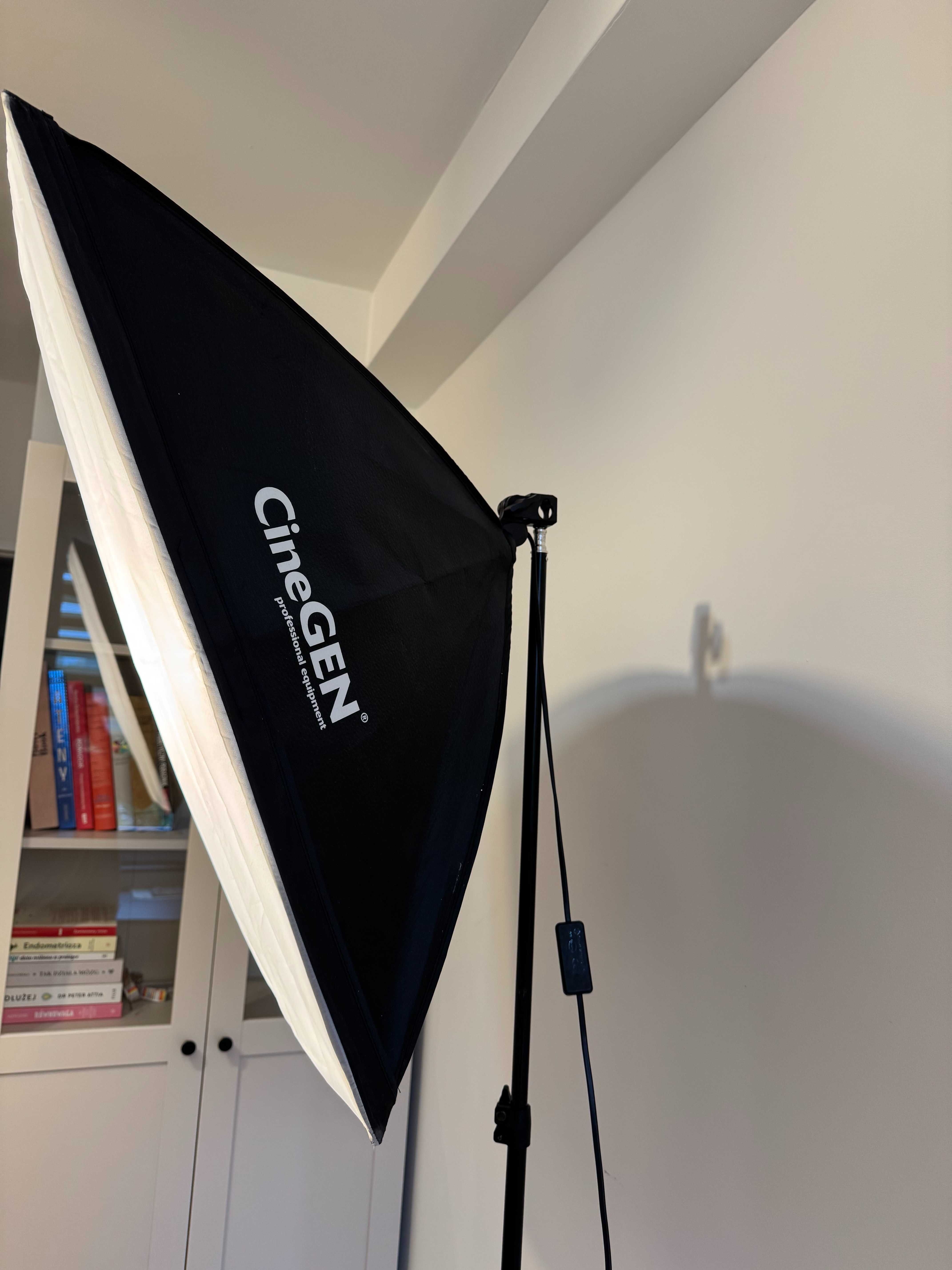 Lampa studyjna Softbox LED 85W z PILOTEM Zakres 3600K-6200K