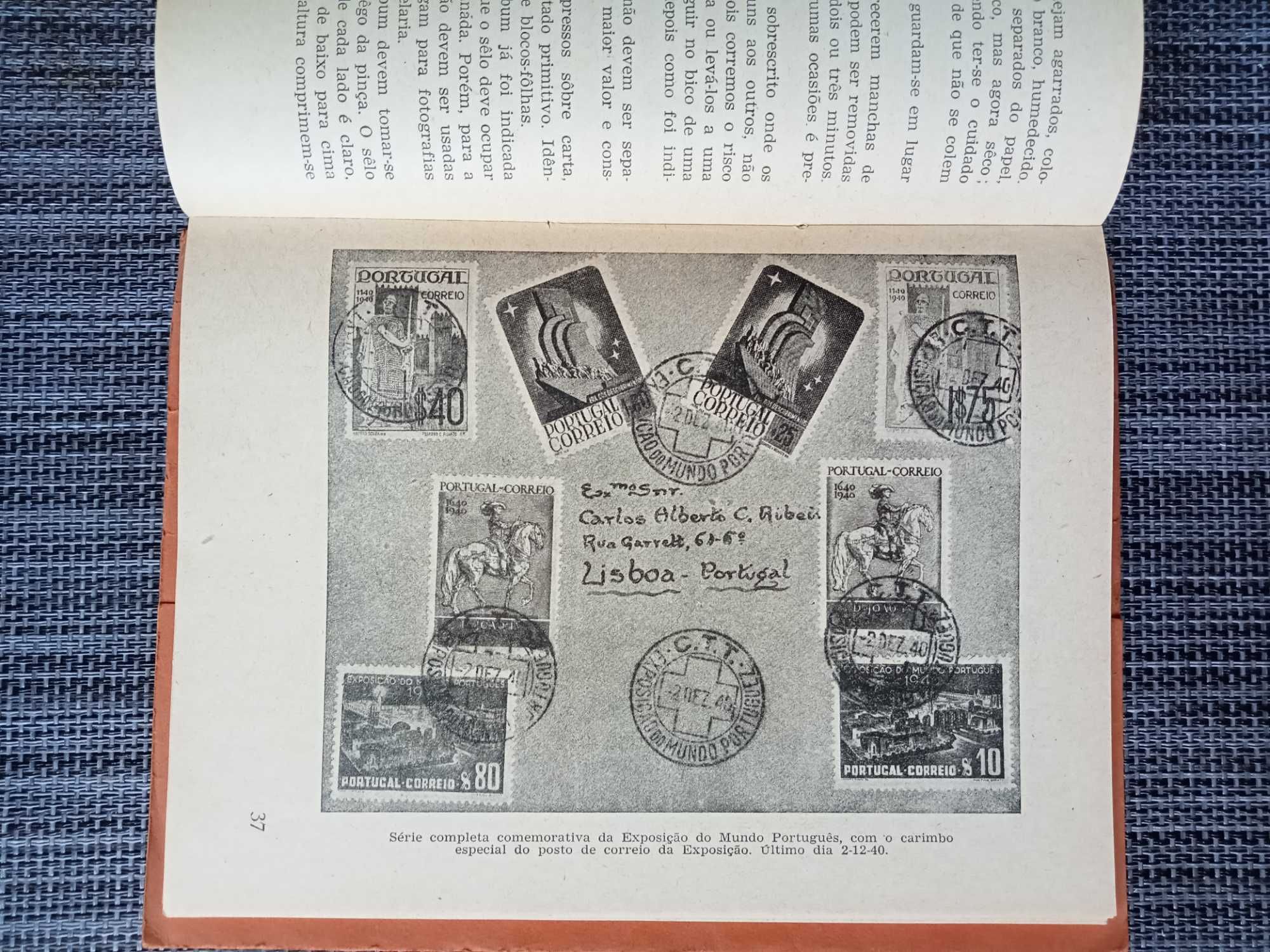 Manual de Filatelia da M.P.- Carlos Alberto Ribeiro (portes incluídos)