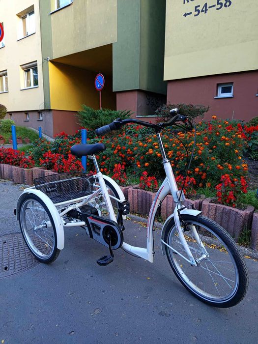 Nowy rower 3-kołowy Vermeiren Freedom – idealny dla seniorów, 20"