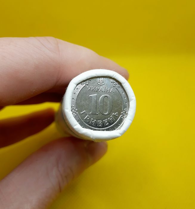 Рол монет 10 гривень нац. поліція колекційна