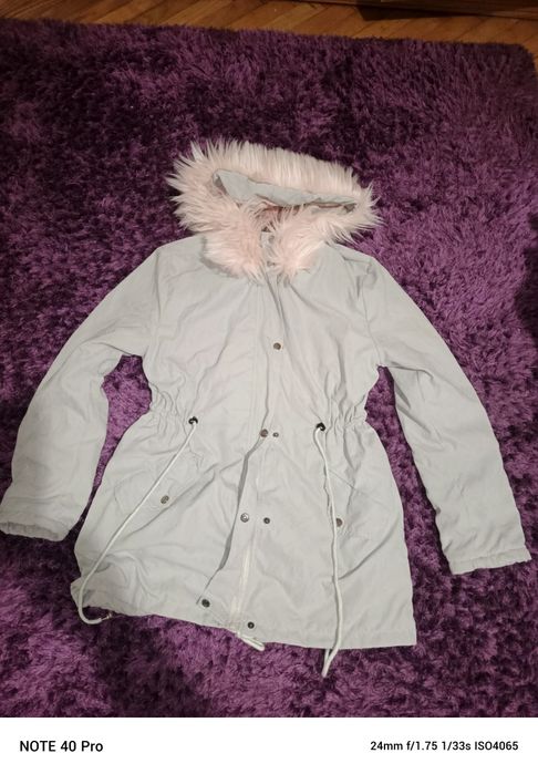 Kurtka jesienno zimowa szara