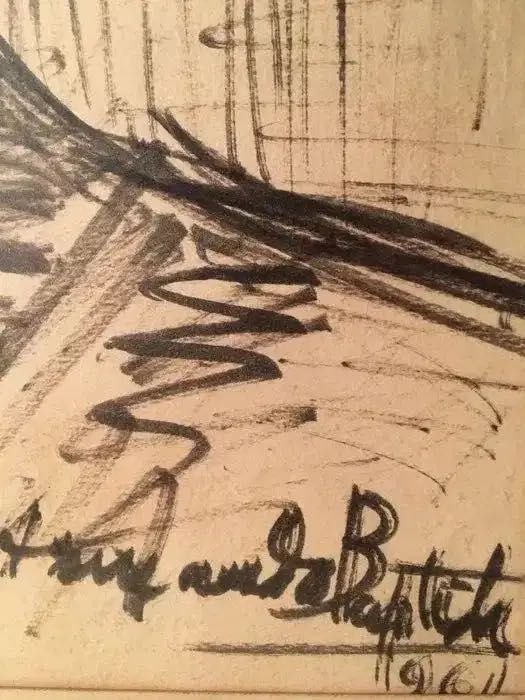 ARMANDO BAPTISTA 1961 - tinta da China - 61x47 cm/s