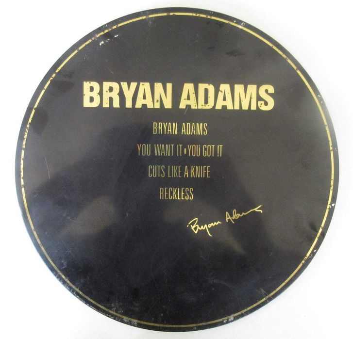 BRYAN ADAMS - Caixa Em Lata Com 4 LP's