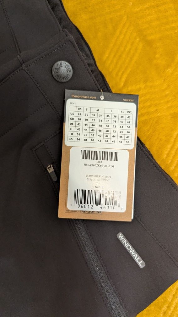 The North Face. Spodnie trekkingowe ocieplane rozm 34/M