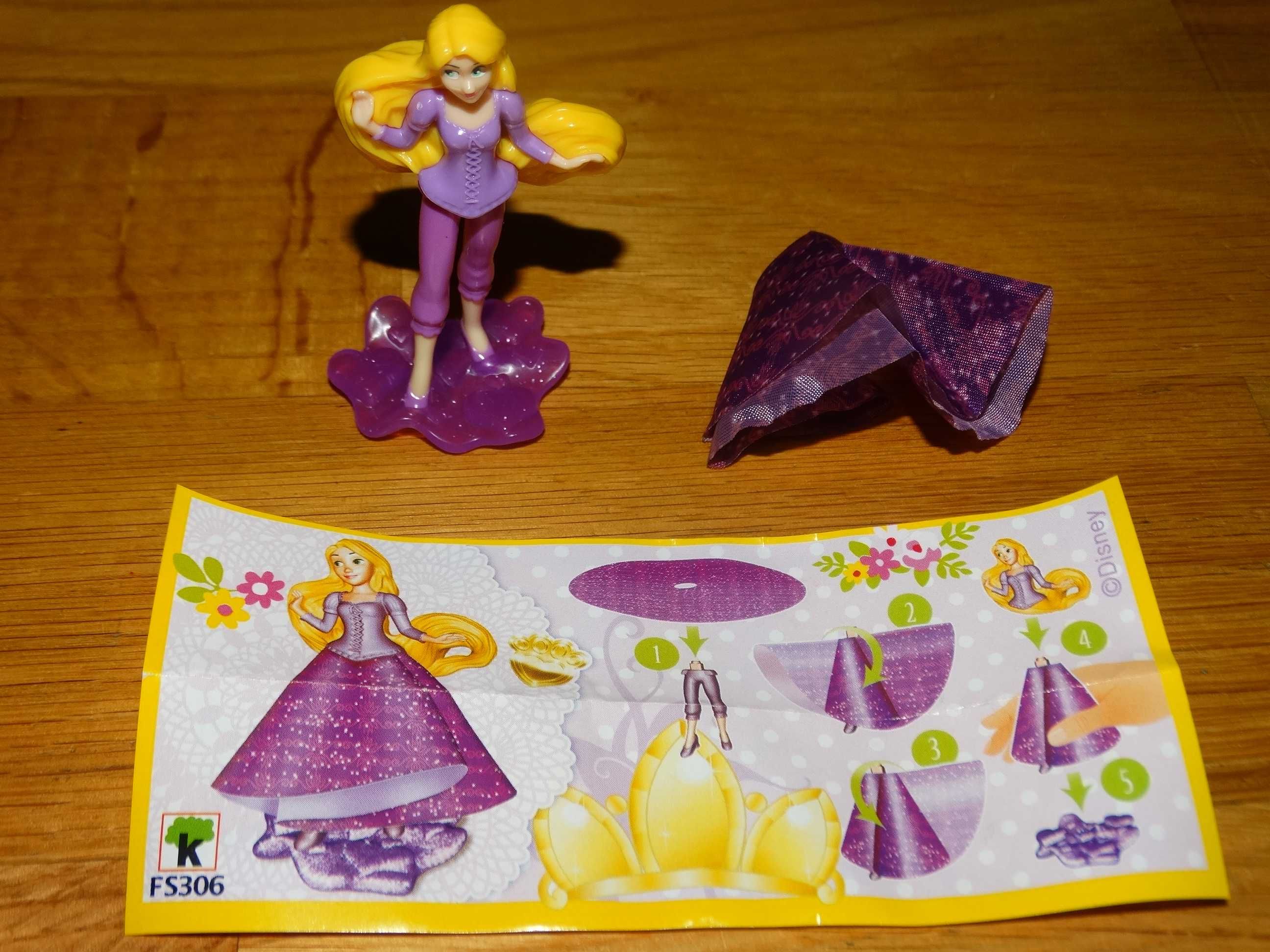 Figurka Roszpunka Księżniczki i zwierzątka Kinder Niespodzianka FS306