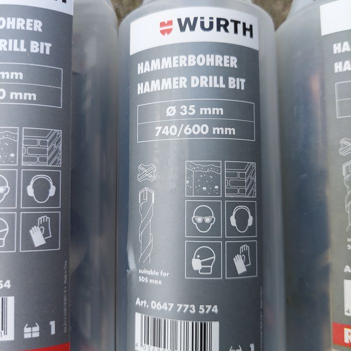 Wiertlo Wurth do betonu SDS Max Fi. 25