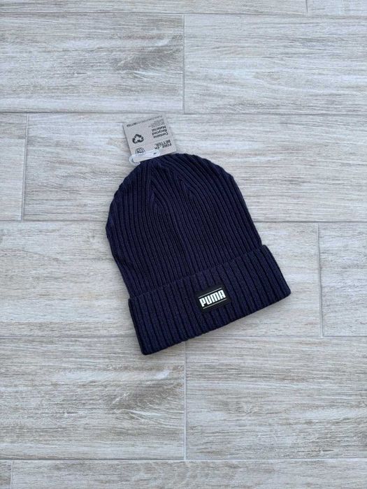 США! Унісекс шапки Puma Ribbed Classic Cuff Beanie 024038-10 Оригінал!