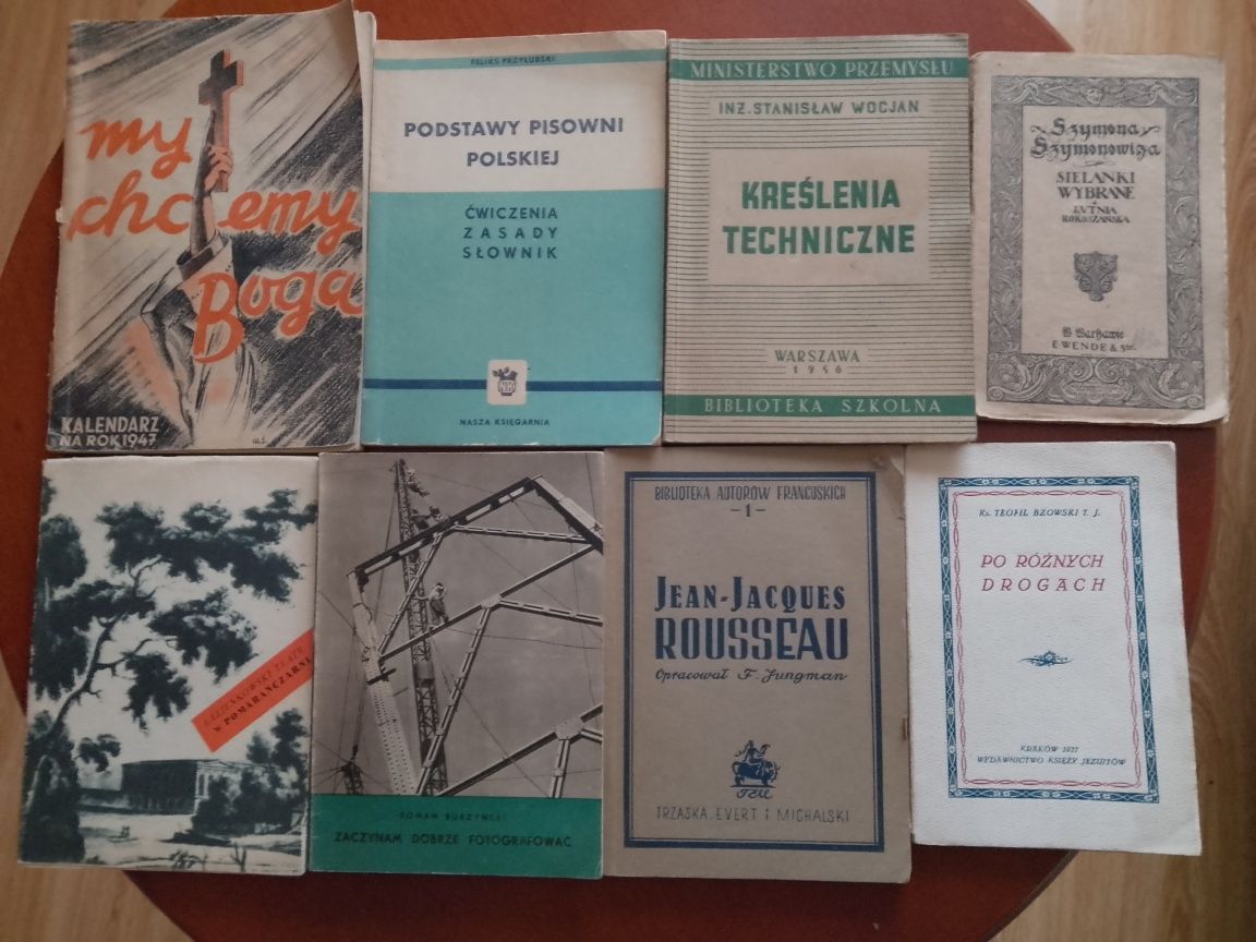 Stare przedwojenne polskie niemieckie francuskie angielskie