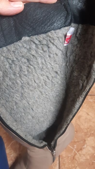 Чоботи зимові шкіряні