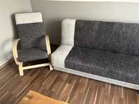 Zestaw wypoczynkowy kanpa + dwa fotele