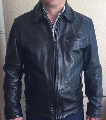 Casaco de couro de Homem