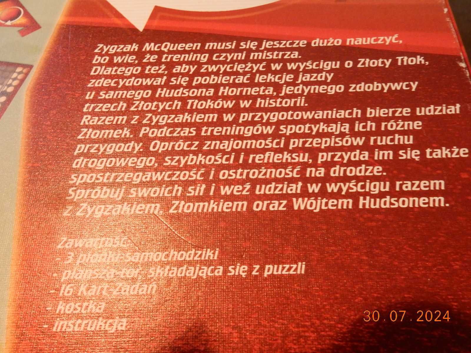 Gra planszowa Super Driver - Zygzak McQueen - gra Trefl (4+)