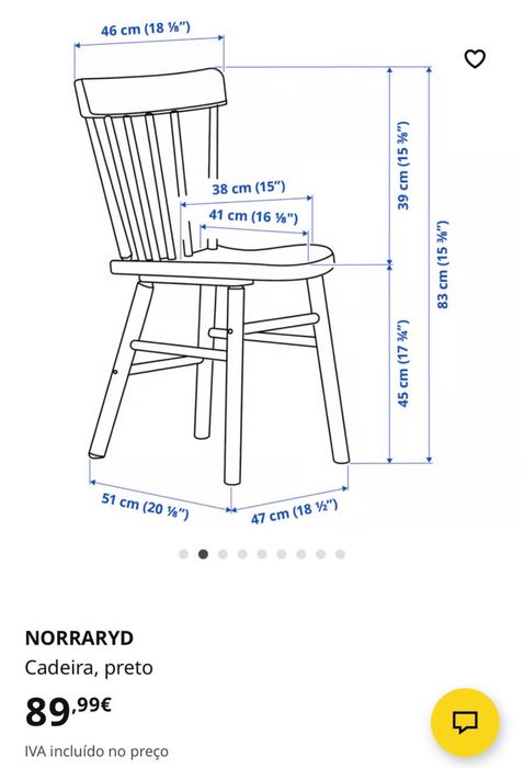Cadeira Norraryd Ikea