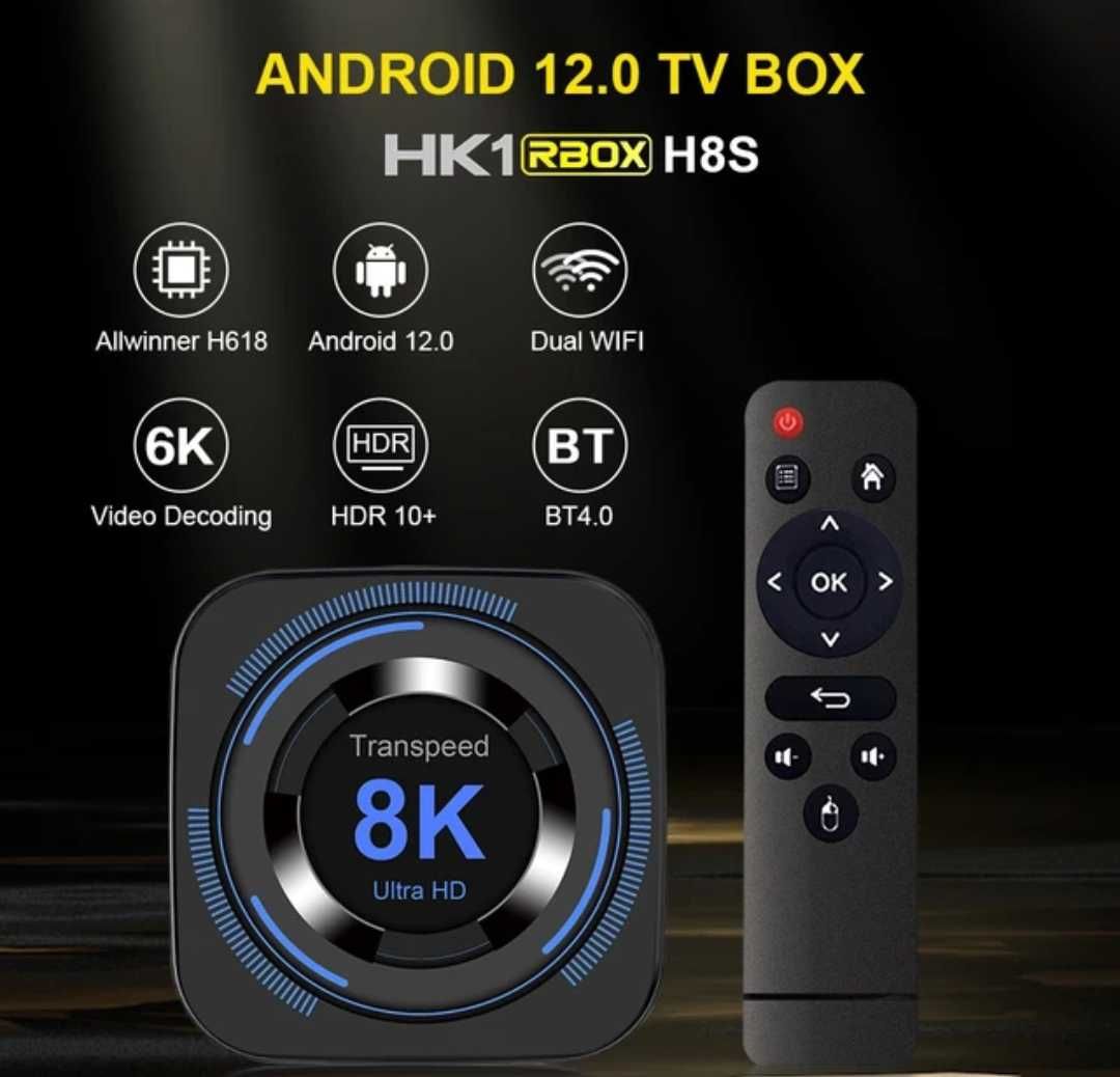 Box Android TV + 4 GB RAM + 32 GB ROM + Android TV (NOVOS)