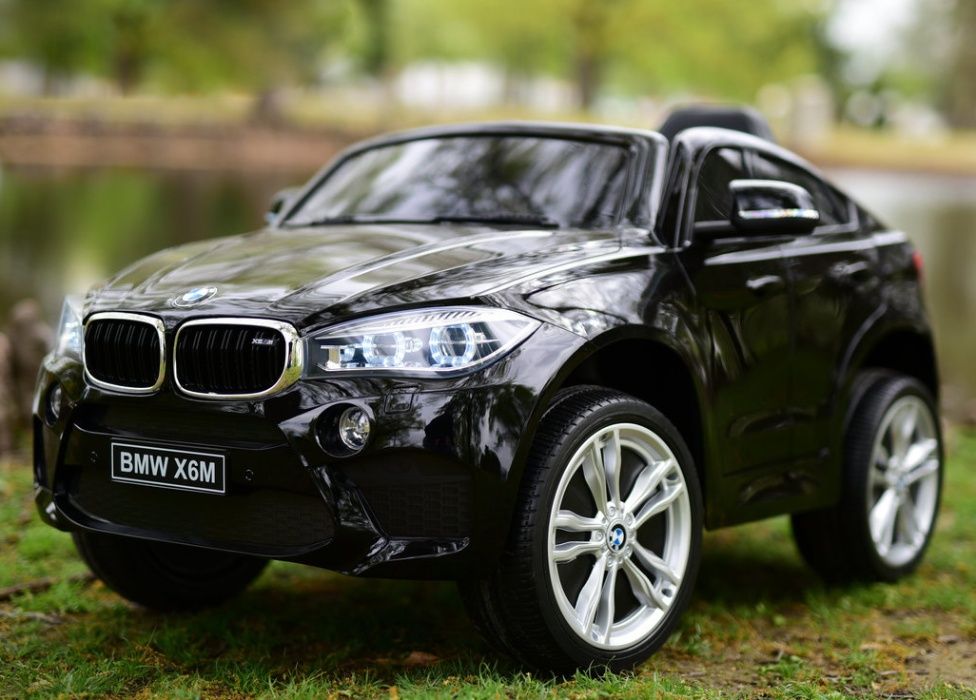 HIT! Lakierowane BMW X6M na akumulator 12V+2x45W skóra mp3 gumowe koła