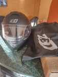 Kask motocyklowy z klapką ZED F18 czarny mat