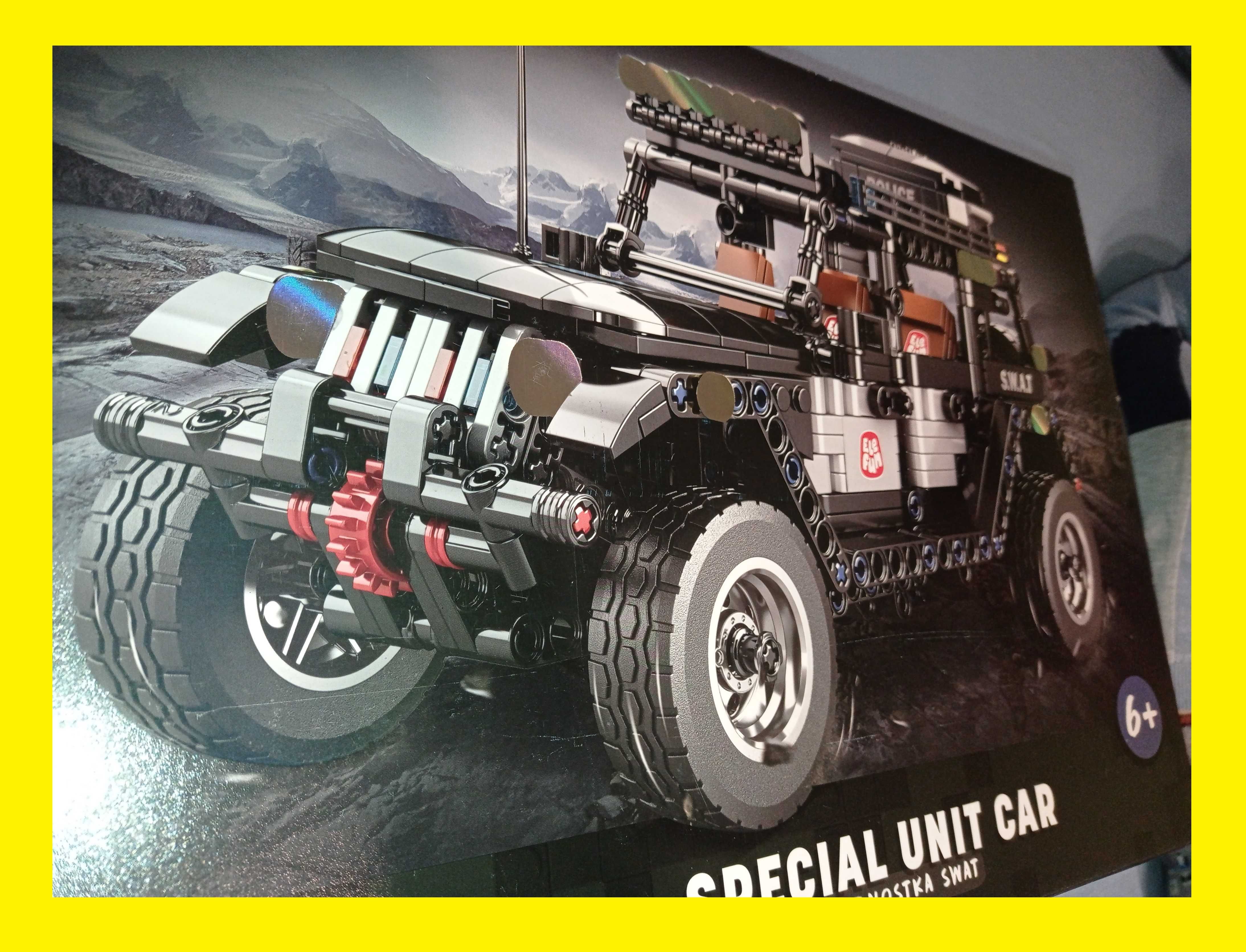 KLOCKI ELEFUN JEDNOSTKA SWAT 825el - jak klocki LEGO, pod choinka !