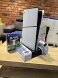 Konsola PS5 Slim 1TB z napędem+2 pady+Podstawka chłodząca!! OKAZJA!