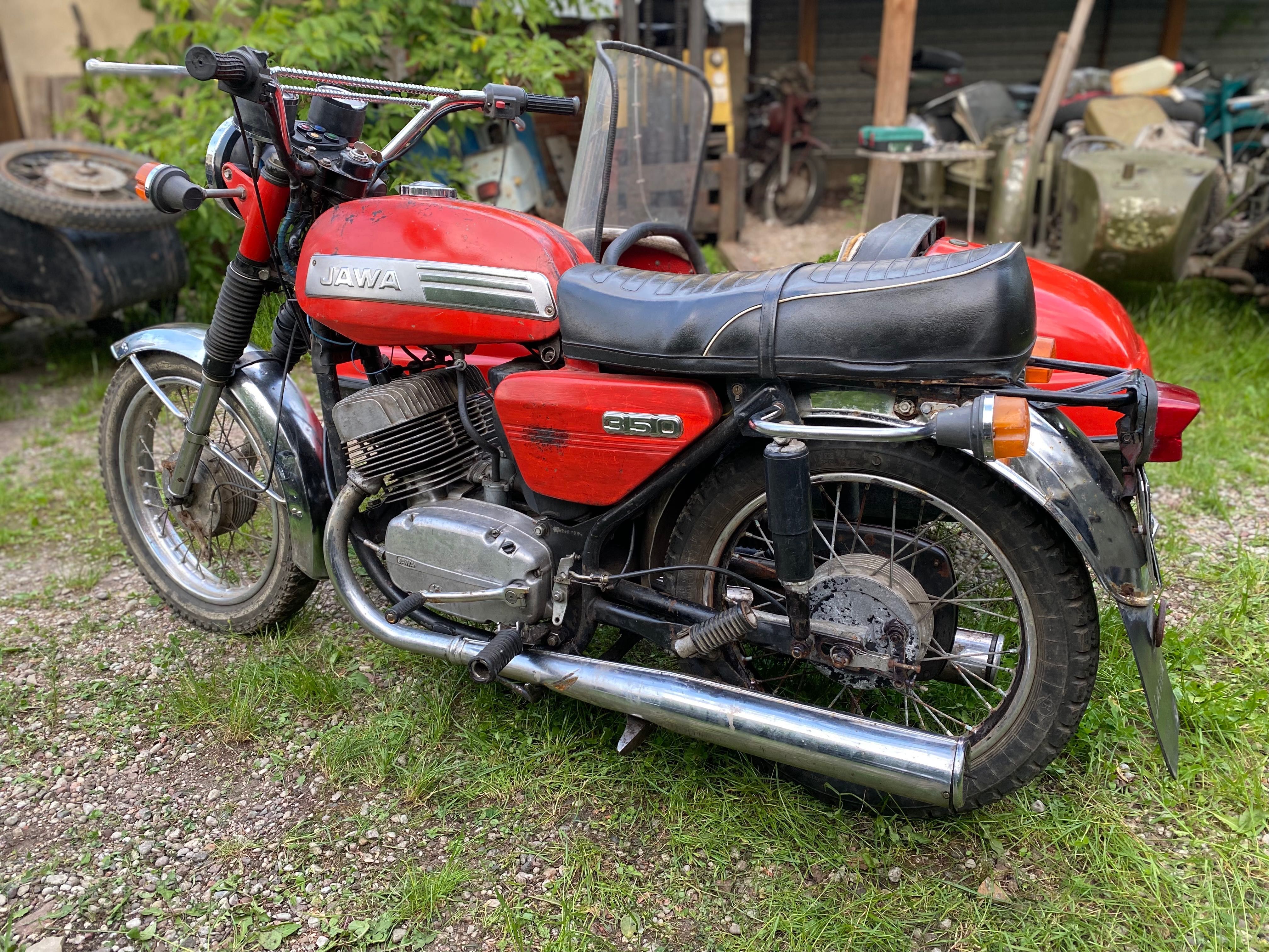 Jawa 350 z wózkiem bocznym zarejestrowana w Polsce / jawa velorex