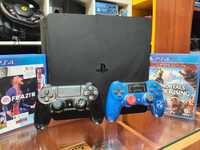 Konsola Sony PS4 SLIM 1Tb+2 pady+2 gry Sklep Gwarancja Wysyłka Wymiana