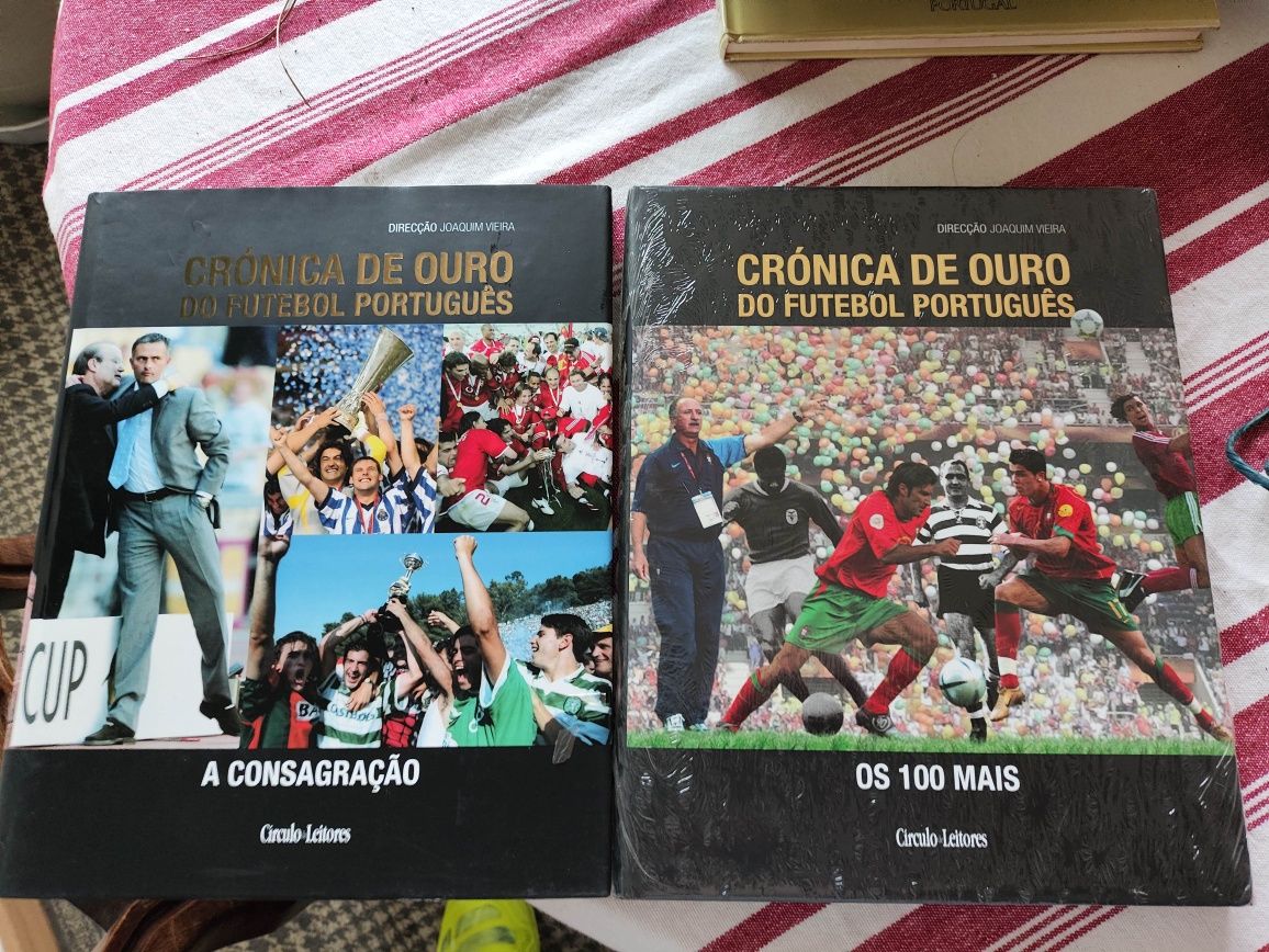 Coleção crónica de ouro do futebol português 5 volumes