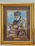 Quadro "O pescador" Odete Costa e "O coração de Waefu" Thomas Duncan